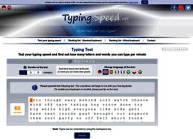 Typing-speed.net thumbnail
