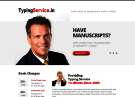 Typingservice.in thumbnail