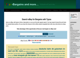 Typo-bargains.com thumbnail