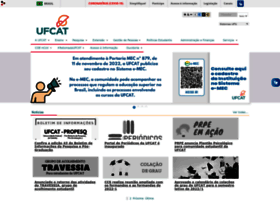 Ufcat.edu.br thumbnail