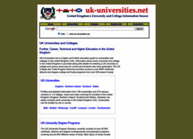 Uk-universities.net thumbnail