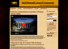 Ultimate-luxury-community.com thumbnail