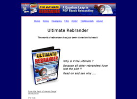 Ultimate-rebrander.com thumbnail