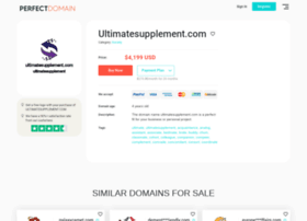 Ultimatesupplement.com thumbnail