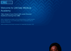 umastart.com at WI. Welcome to Ultimate Medical Academy - UMA ...