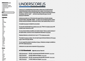 Underscorejs.org thumbnail