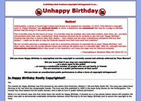 Unhappybirthday.com thumbnail