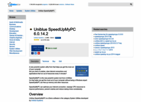 Uniblue-speedupmypc.updatestar.com thumbnail