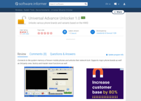 Universal-advance-unlocker.software.informer.com thumbnail