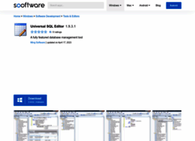Universal-sql-editor.sooftware.com thumbnail