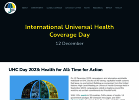 Universalhealthcoverageday.org thumbnail