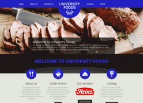Universityfoods.net thumbnail