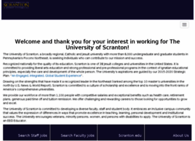 Universityofscrantonjobs.com thumbnail