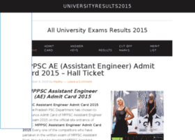 Universityresults2015.in thumbnail