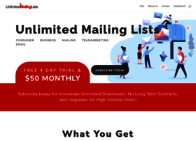 Unlimitedmailinglists.com thumbnail