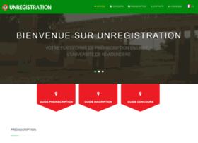 Unregistration.univ-ndere.cm thumbnail