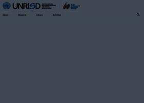 Unrisd.org thumbnail
