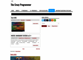 Uogcrazyprogrammer.blogspot.com thumbnail