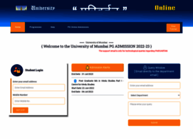 Uom-admissions.mu.ac.in thumbnail