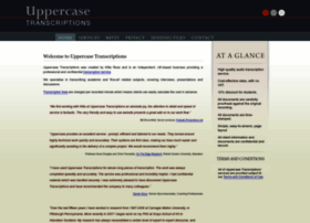 Uppercase-transcriptions.com thumbnail