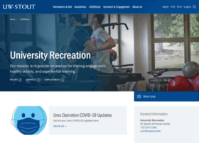 Urec.uwstout.edu thumbnail