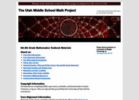 Utahmiddleschoolmath.org thumbnail
