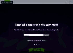 Utahmusicfest.com thumbnail