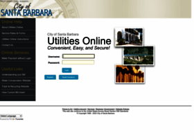 Utilitiesonline.santabarbaraca.gov thumbnail