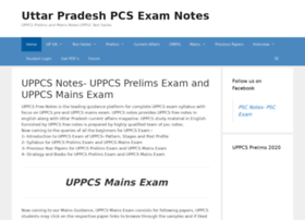 Uttarpradesh.pscnotes.com thumbnail