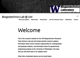 Uwbiogeotechnics.com thumbnail