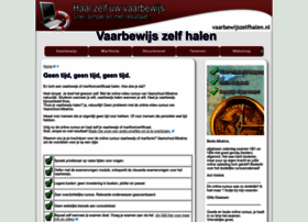 Vaarbewijszelfhalen.nl thumbnail