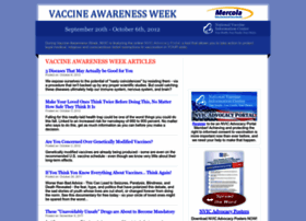 Vaccineawarenessweek.com thumbnail