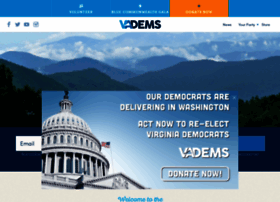 Vademocrats.org thumbnail