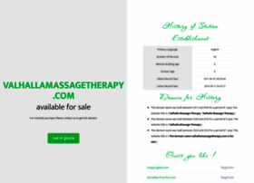 Valhallamassagetherapy.com thumbnail