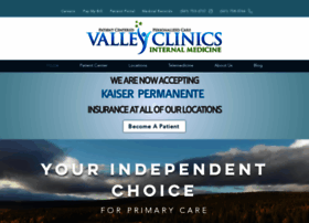 Valleyclinics.com thumbnail