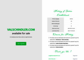 Valschindler.com thumbnail