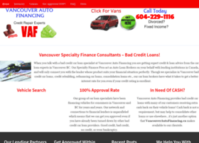 Vancouverautofinancing.ca thumbnail