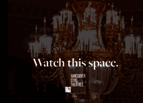 Vancouvercivictheatres.com thumbnail