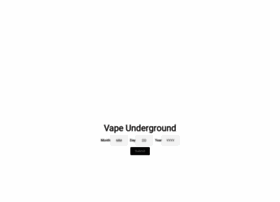 Vapeunderground.co.uk thumbnail Vapeunderground.co.uk thumbnail