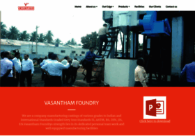 Vasanthamfoundry.com thumbnail