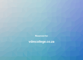 Vdmcollege.co.za thumbnail Vdmcollege.co.za thumbnail