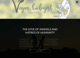 Veganbiologist.com thumbnail