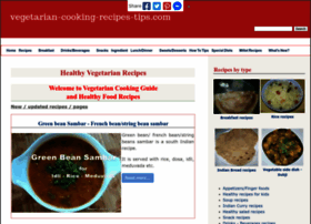 Vegetarian-cooking-recipes-tips.com thumbnail