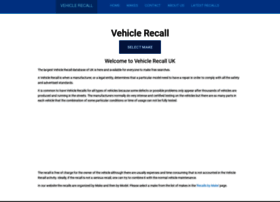 Vehicle-recall.co.uk thumbnail