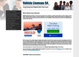Vehiclelicences-sa.co.za thumbnail