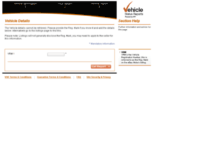Vehiclestatusreport.co.uk thumbnail