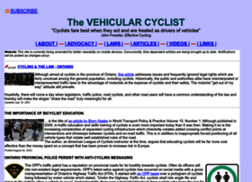 Vehicularcyclist.com thumbnail
