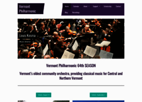 Vermontphilharmonic.org thumbnail