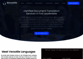 Versatilelanguages.com thumbnail