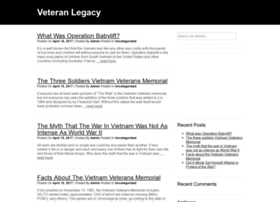 Veteranlegacy.com thumbnail